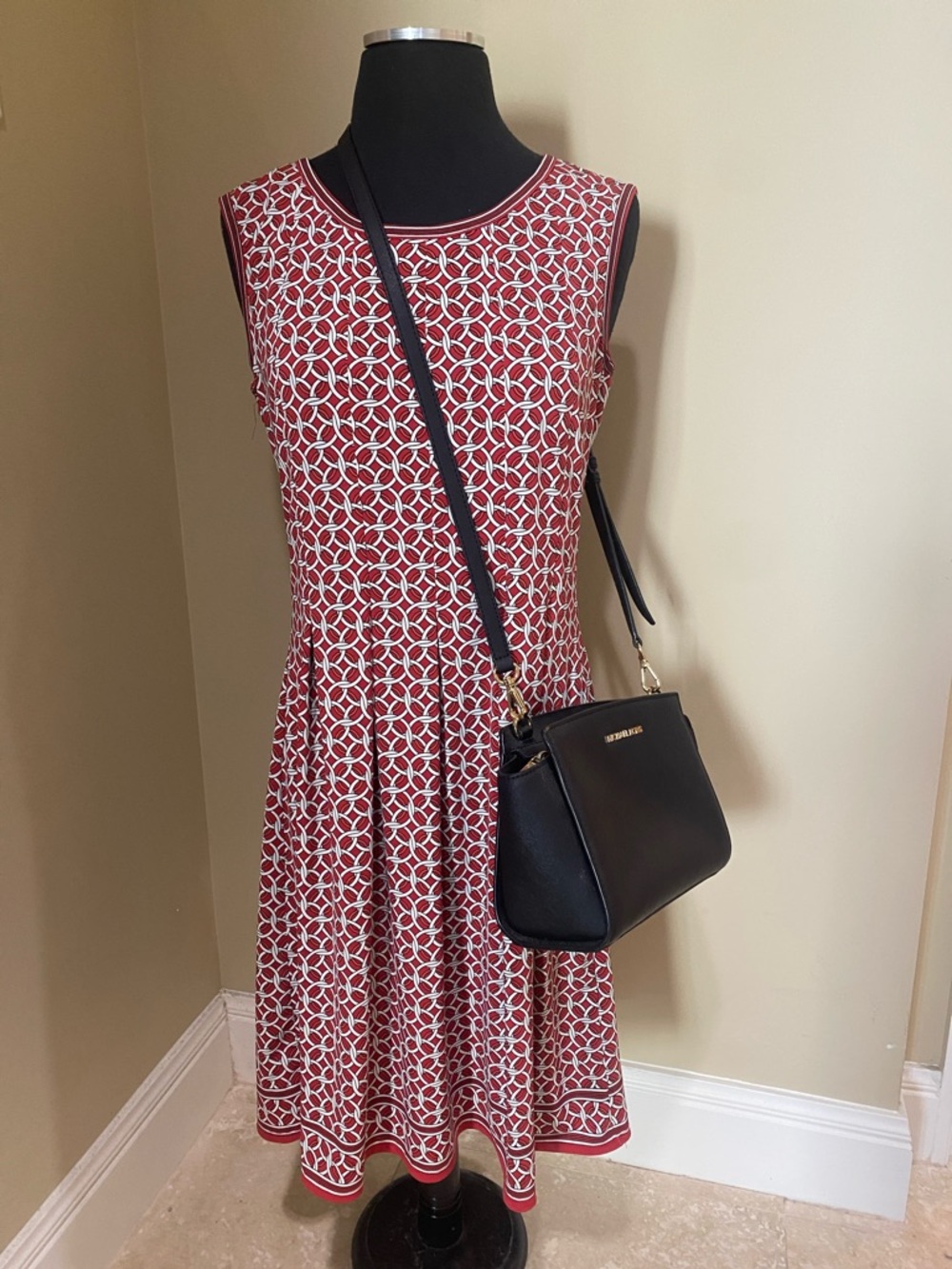 Max Studio Fit & Flare Sleeveless Dress, sz M